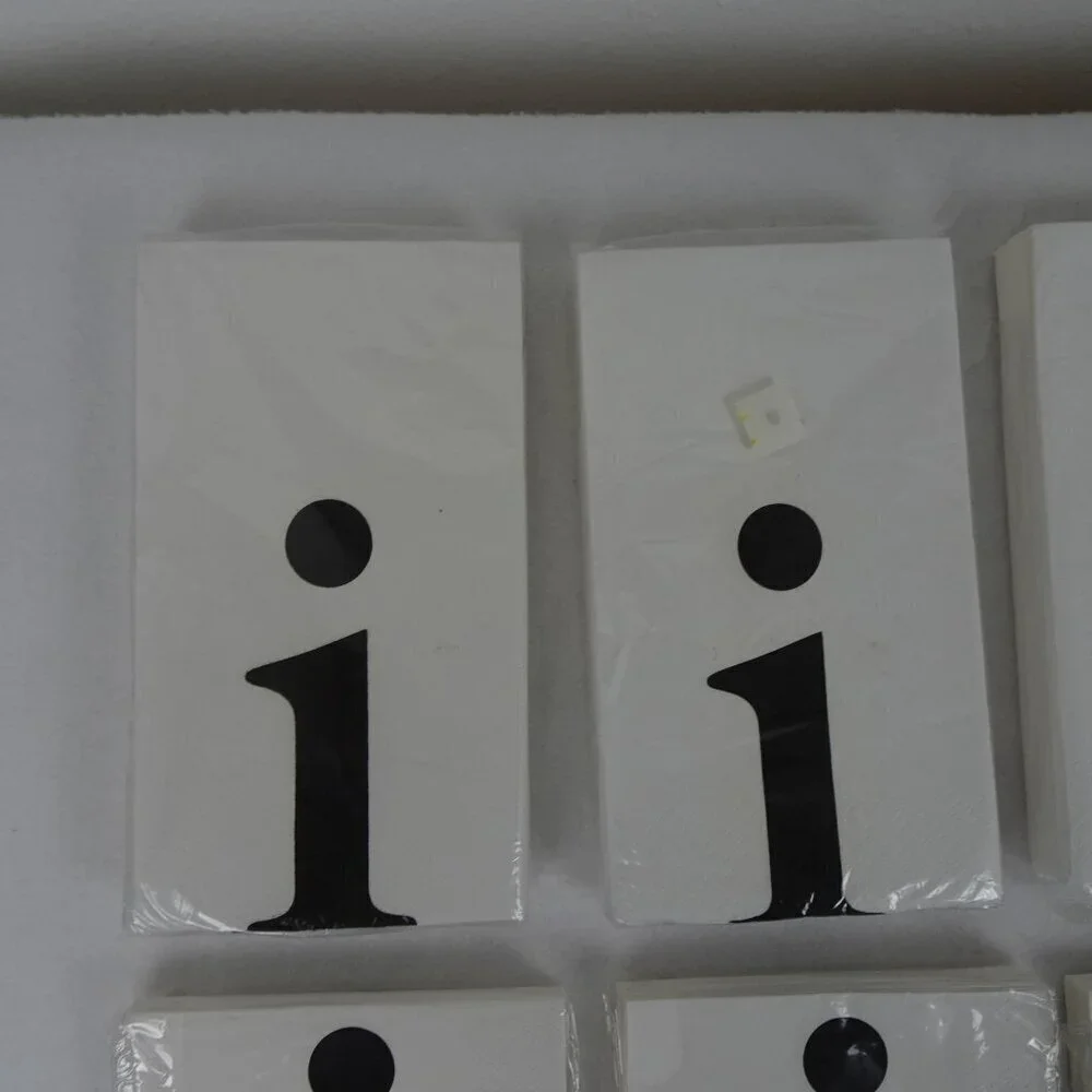 Paper Napkins & Guest Towels Letter I Monogram Unopened Party Cocktail 